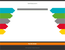 Tablet Screenshot of lainitas.com